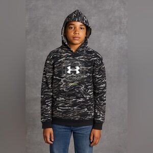 Under Armour camp unisex youth boy girl hoodie Sz small/8 loose fit